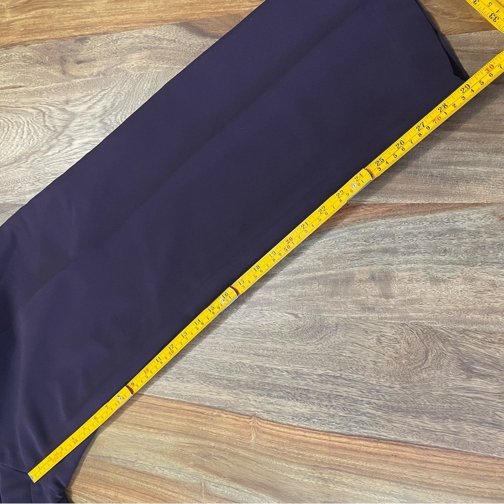Worthington Lined Purple Straight Leg Trousers Sz 16 Business‎ Feminine Colorful - Picture 13 of 13